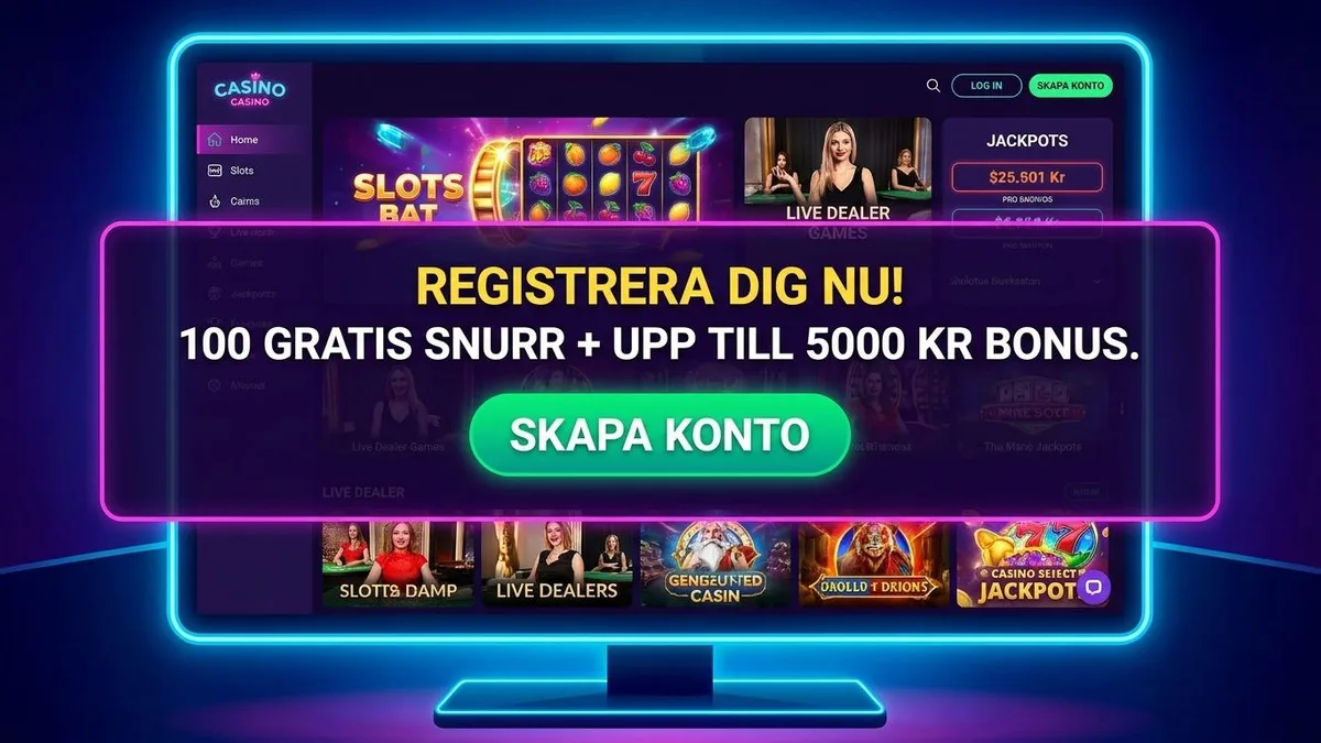 Registrera dig med bonus